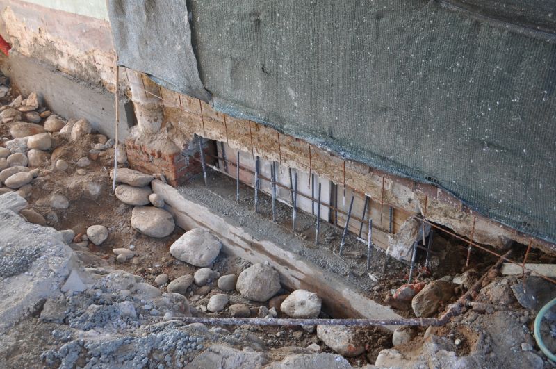 Foundation Repair with Underpinning